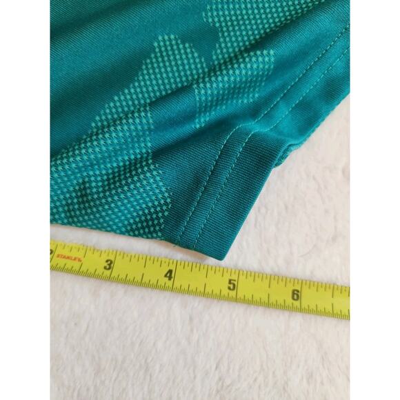 Under Armour TShirt Mens Medium Green Camo Short Sleeve Soccer Athleisure - Picture 8 of 10